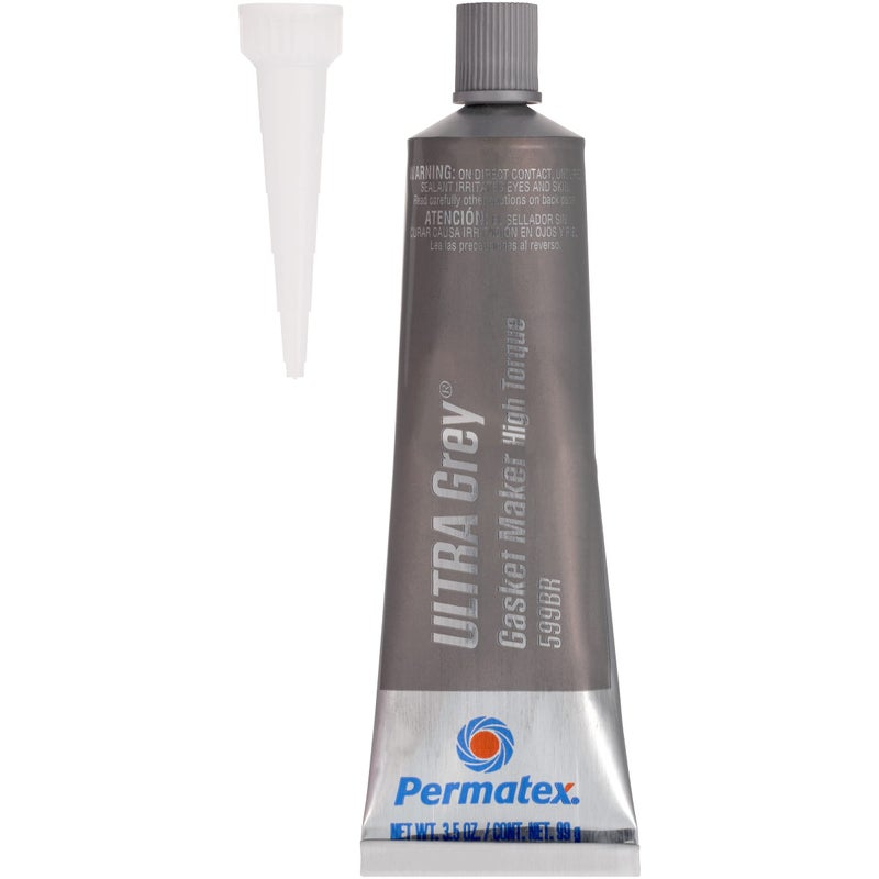 Permatex 22074-6PK Ultra Grey Rigid High-Torque RTV Silicone Gasket Maker, 0.5 oz. (Pack of 6) - Image 3